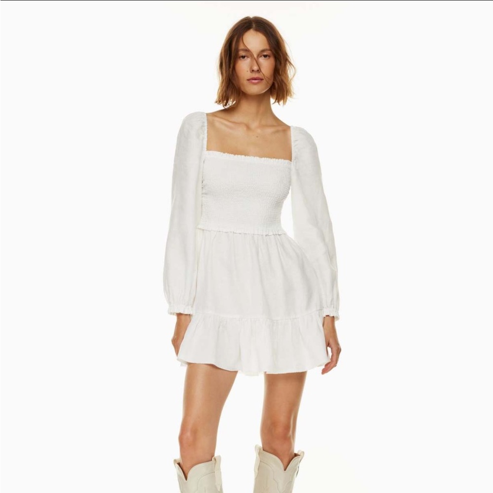 Aritzia White Mini Dress